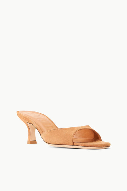 STAUD | Brigitte Suede Mule Tan