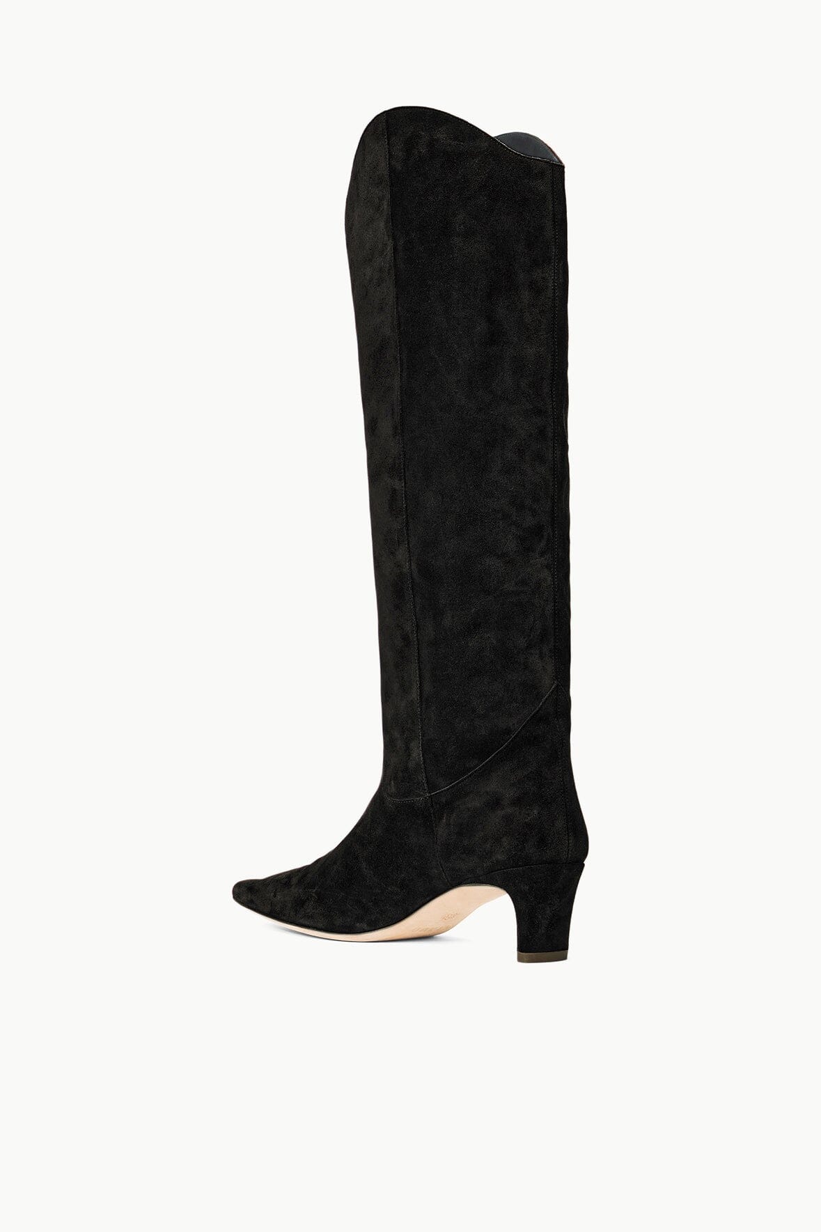 STAUD | Western Wally Boot Black Suede