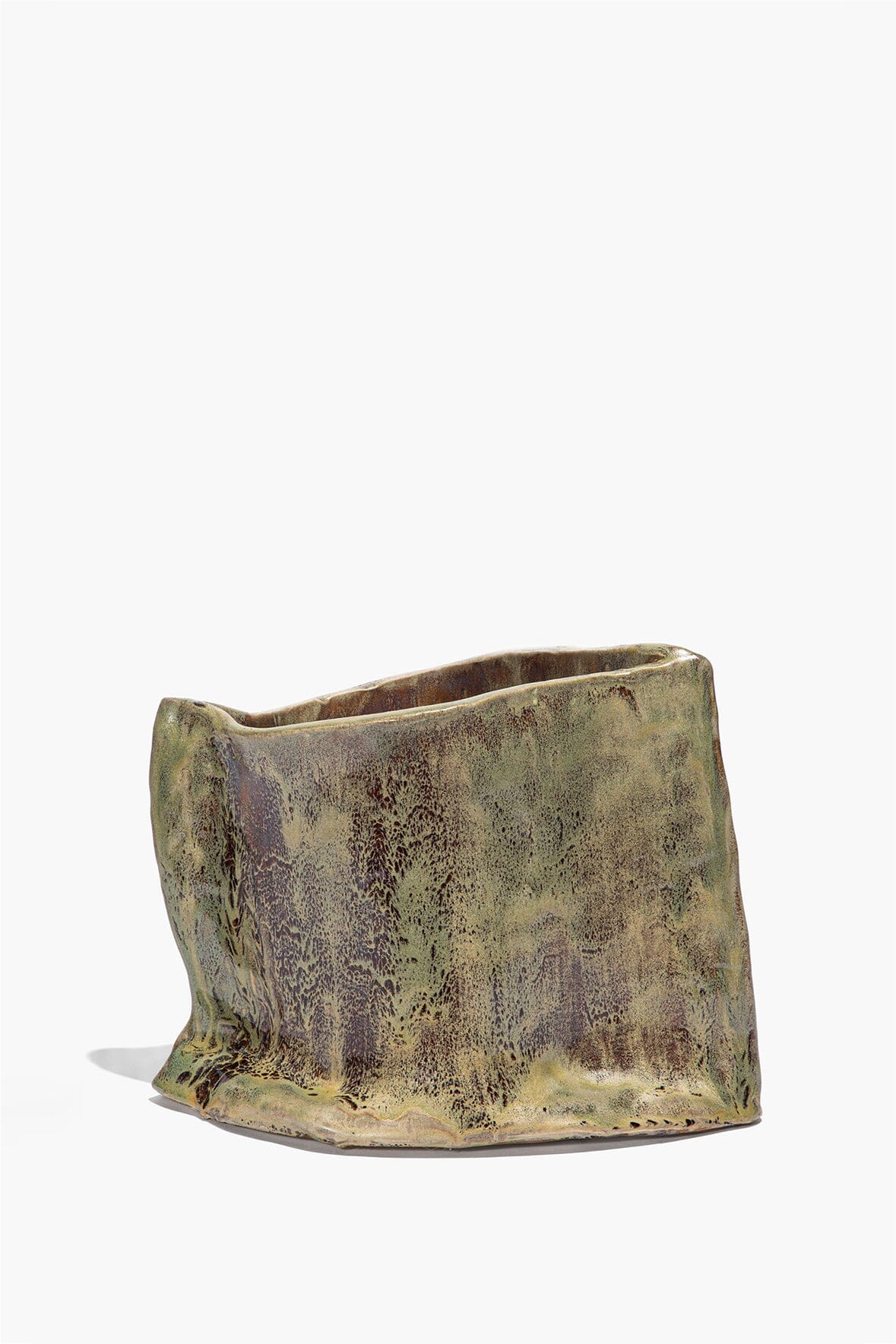 STAUD | Ceramic Vase Snake Skin Glaze
