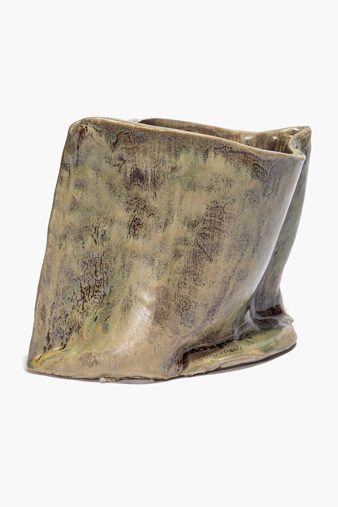 STAUD | Ceramic Vase Snake Skin Glaze