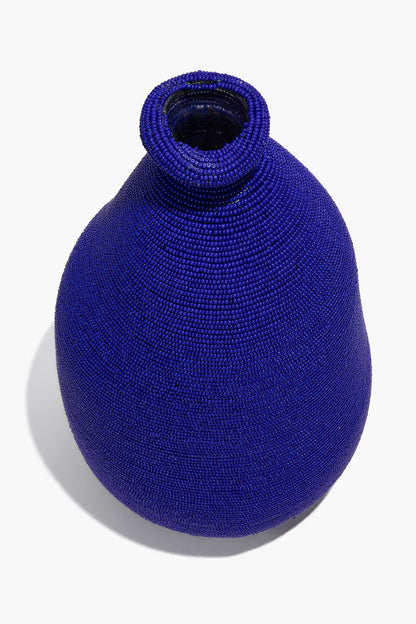 STAUD | Beaded Vase Blue