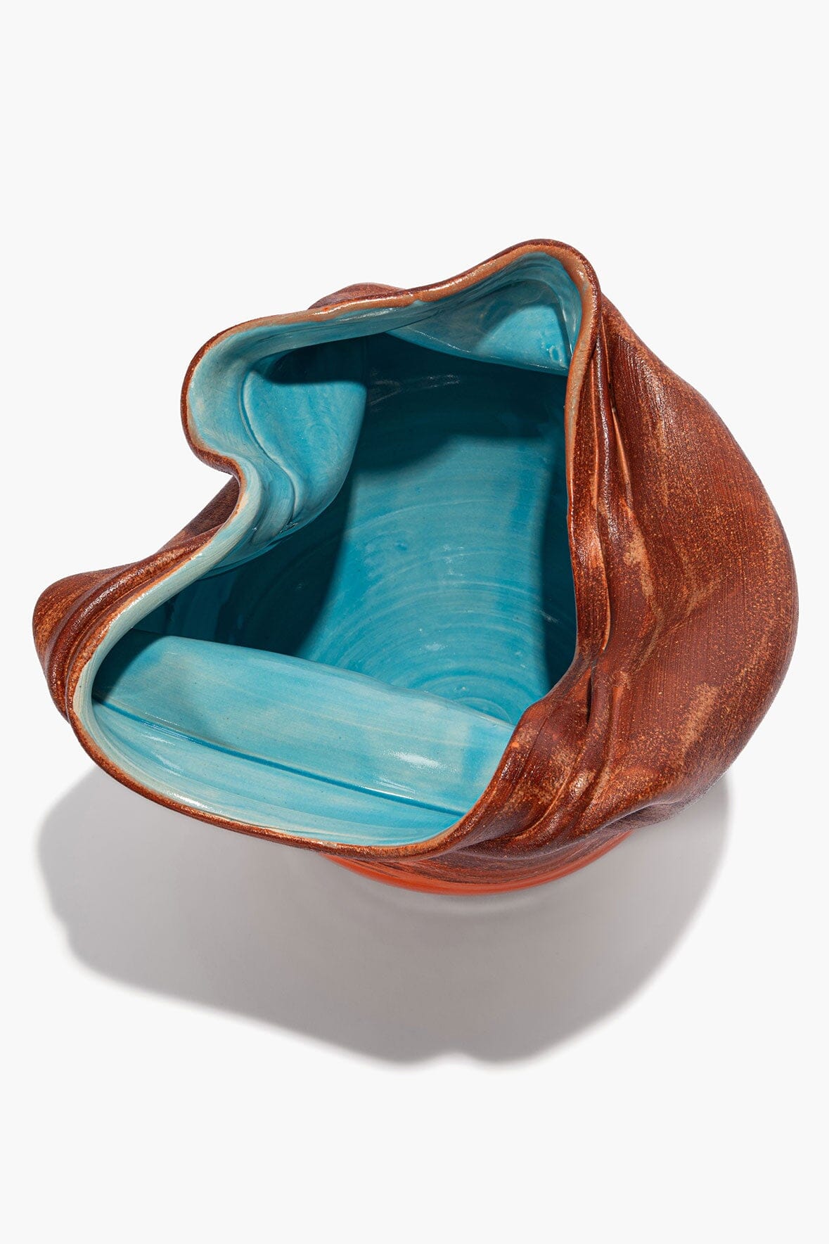 STAUD | Sunken Vase Red Multi Glaze