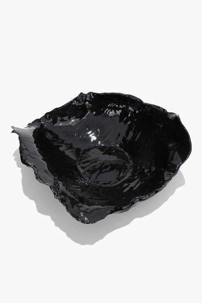 STAUD | Wavy Bowl Black Glaze