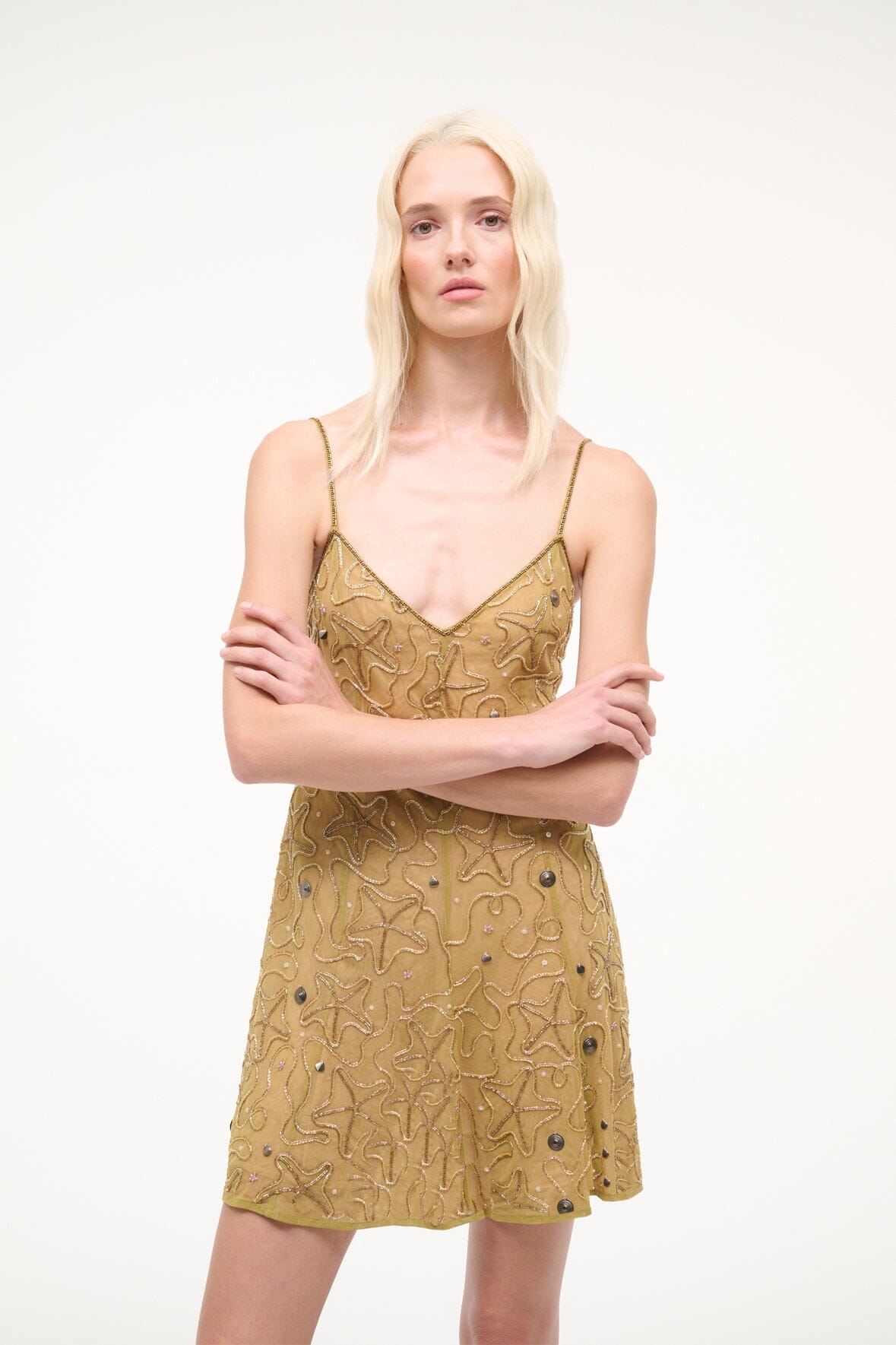 STAUD | Emily Dress Sandbar