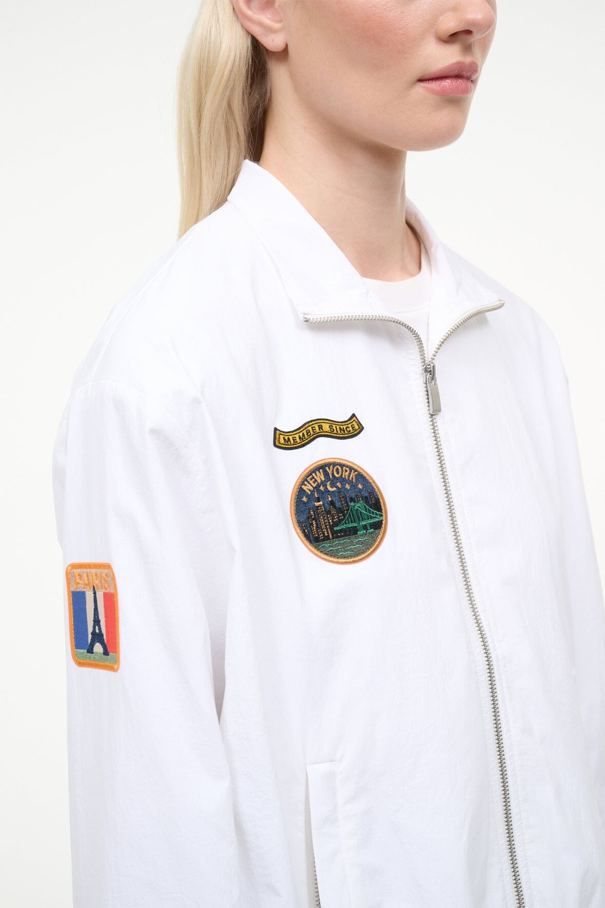 STAUD | Arrival Jacket White