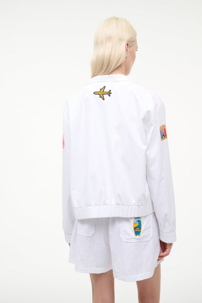 STAUD | Arrival Jacket White