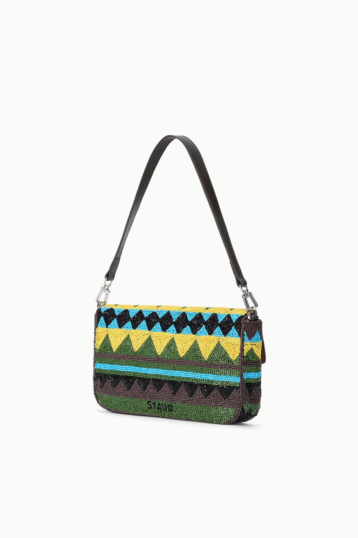 STAUD | Timmy Convertible Shoulder Bag Happy Sack Beading