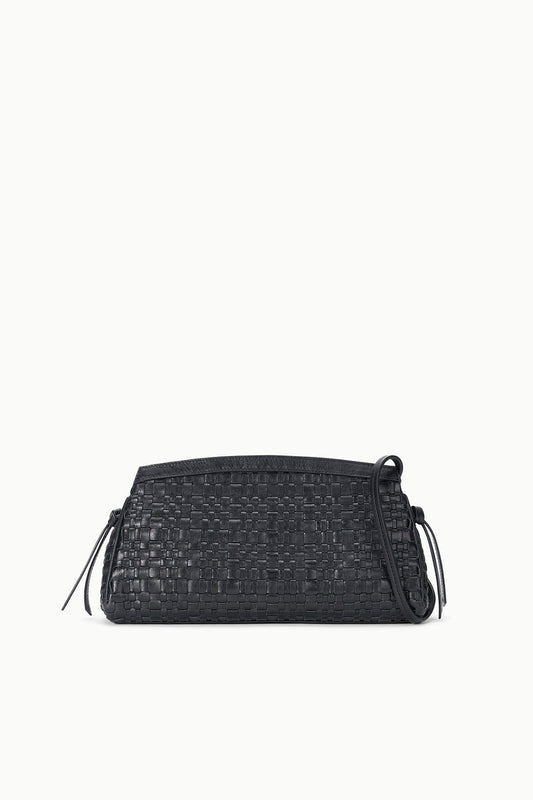 STAUD | Maude Convertible Clutch Black Woven
