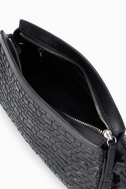 STAUD | Maude Convertible Clutch Black Woven