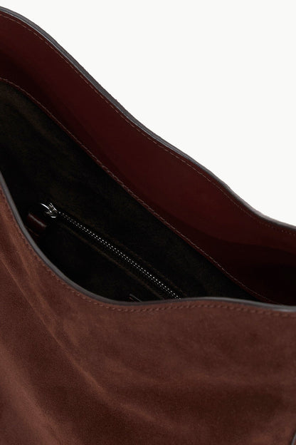 STAUD | Mel Shoulder Bag Mahogany