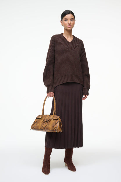STAUD | Maude Shoulder Bag Snake