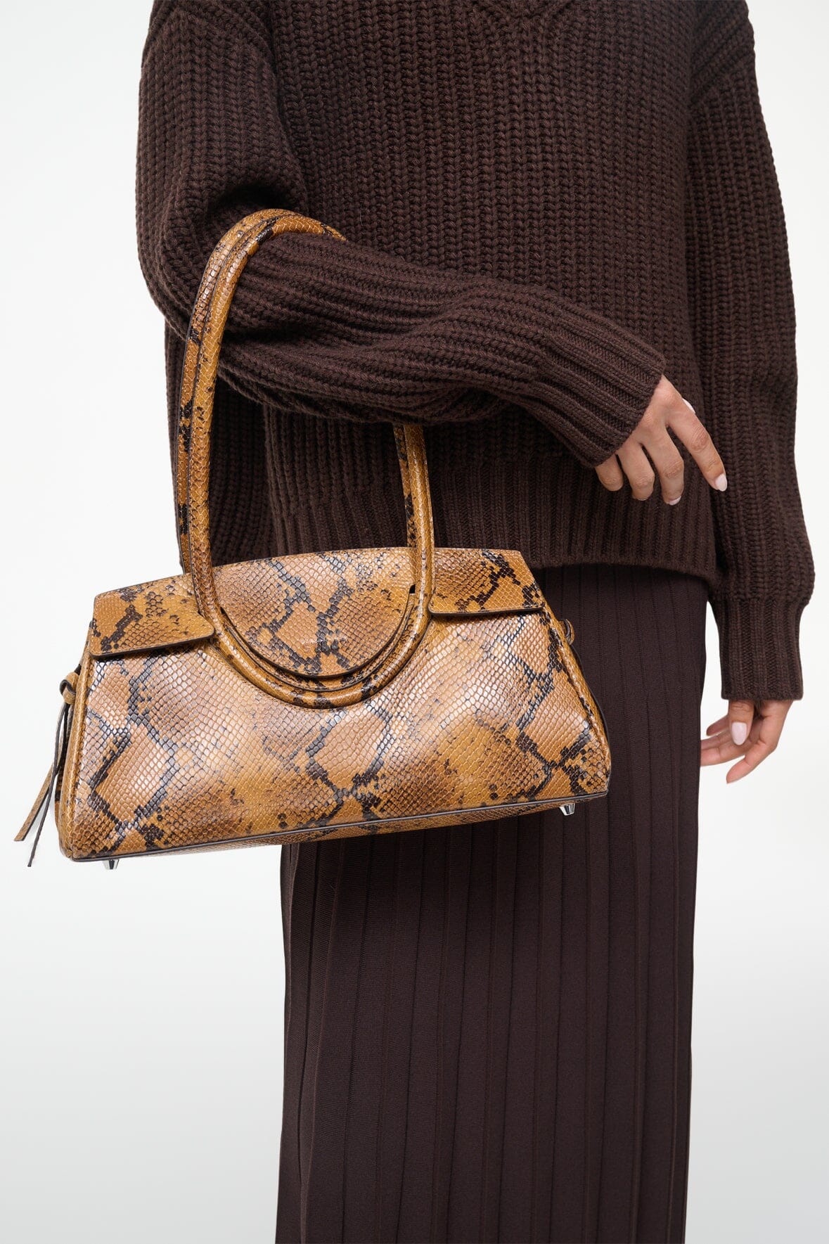 STAUD | Maude Shoulder Bag Snake