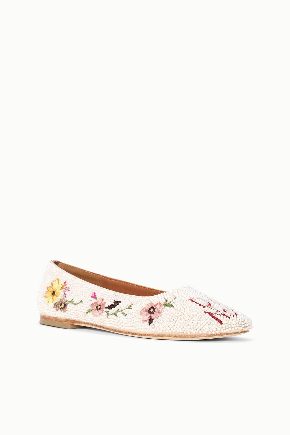 STAUD | Alba Ballet Flat Do Not Disturb
