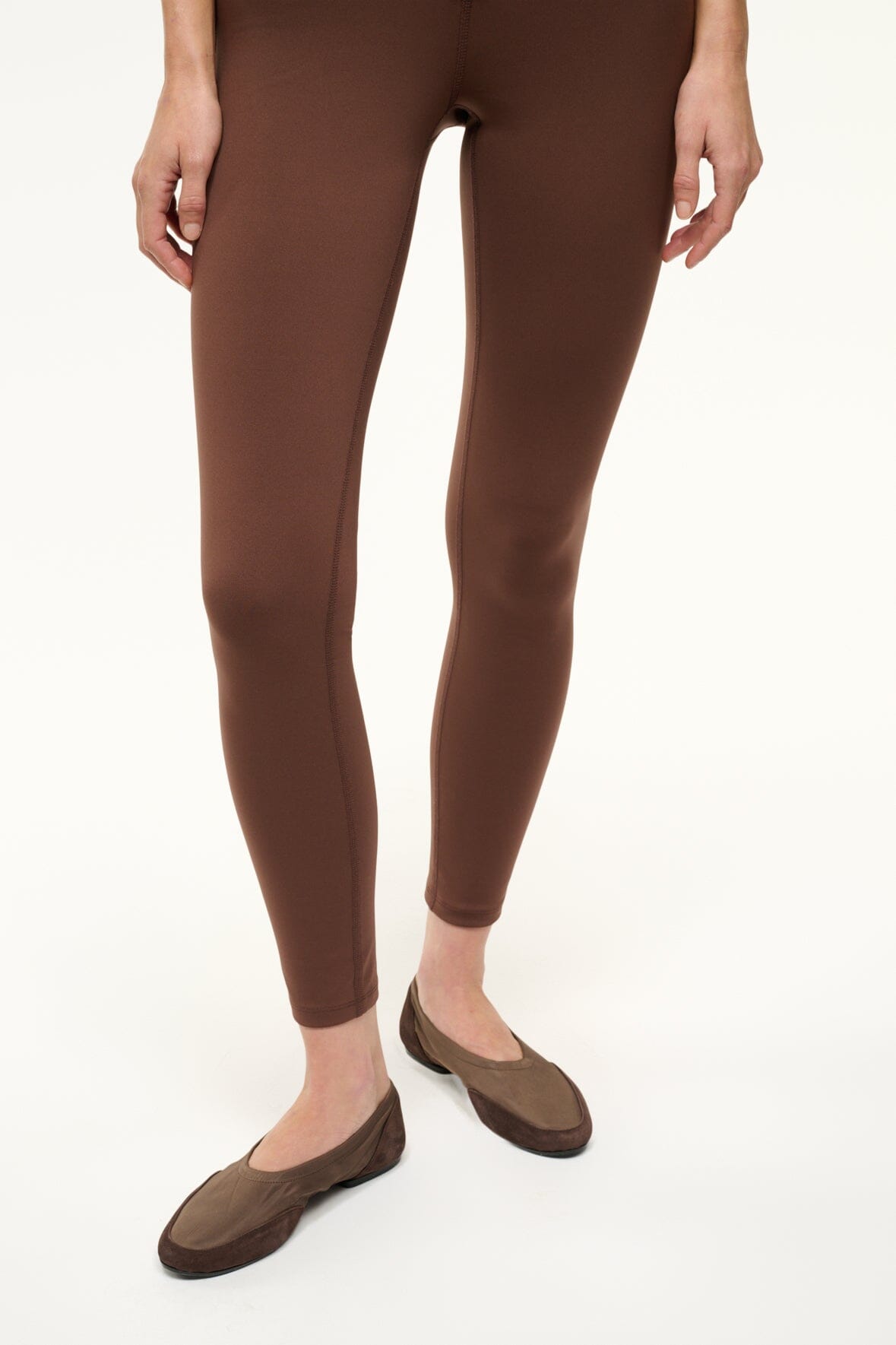 STAUD | Alba Sport Ballet Flat Espresso