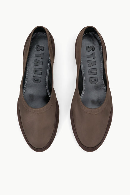 STAUD | Alba Sport Ballet Flat Espresso