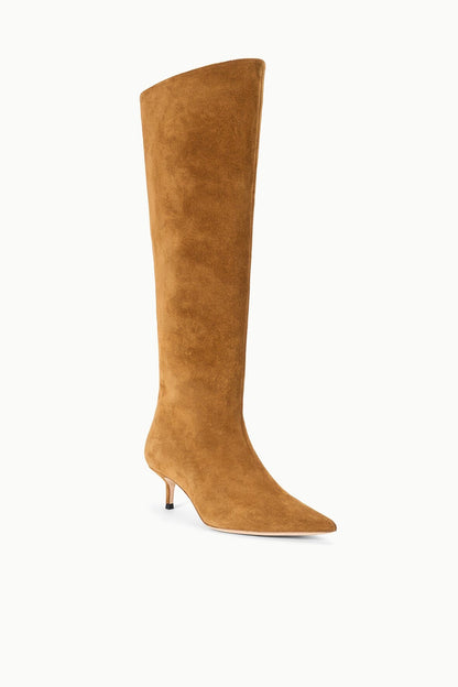 STAUD | Sebastian Kitten Heel Boot Tan