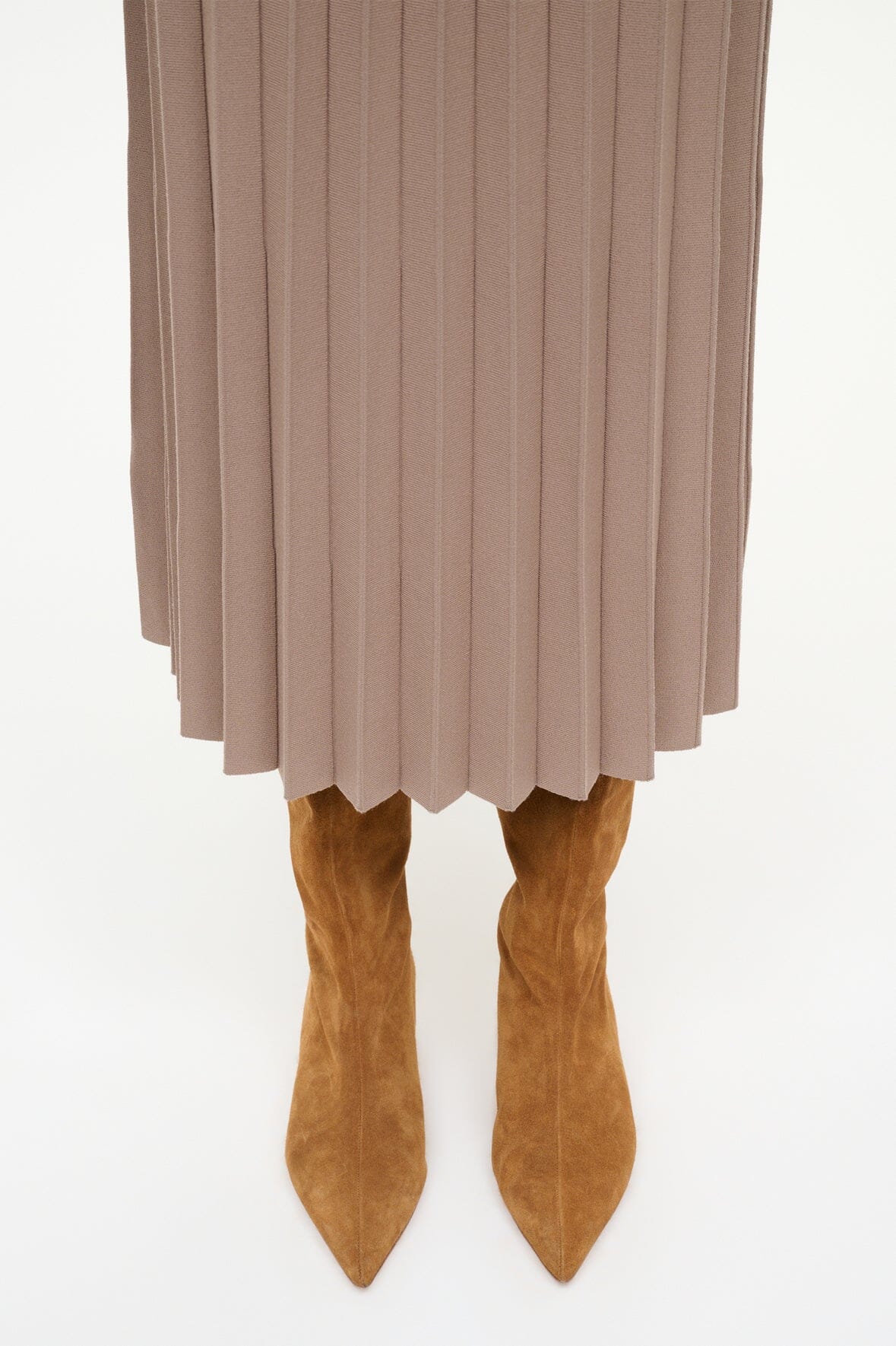 STAUD | Sebastian Kitten Heel Boot Tan