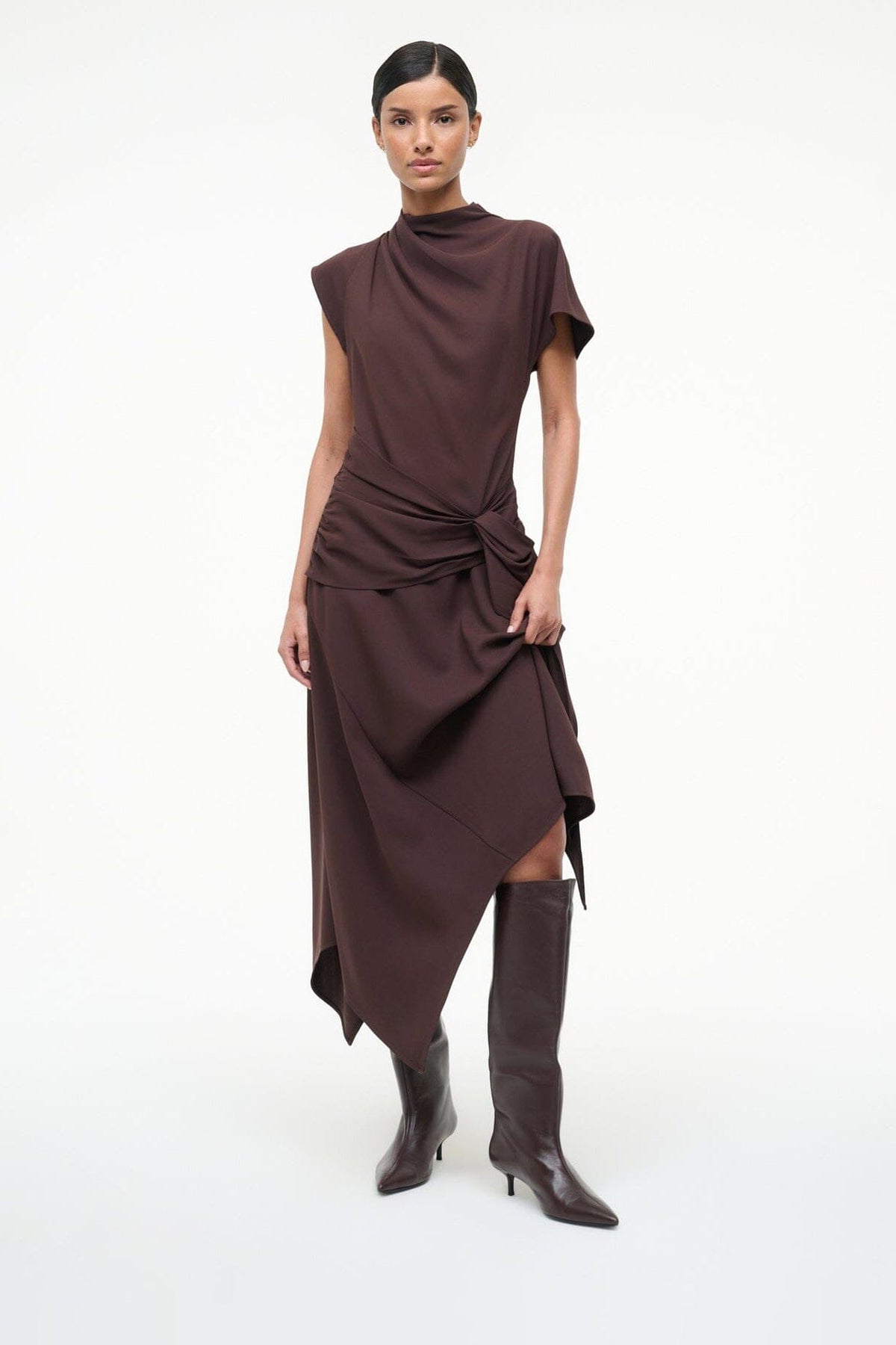 STAUD | Sebastian Kitten Heel Boot Espresso