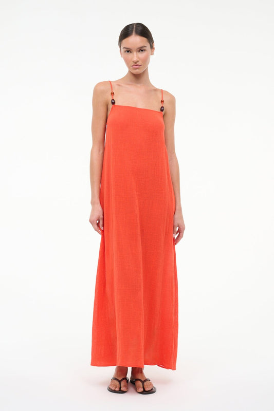 STAUD | Laura Dress Flame