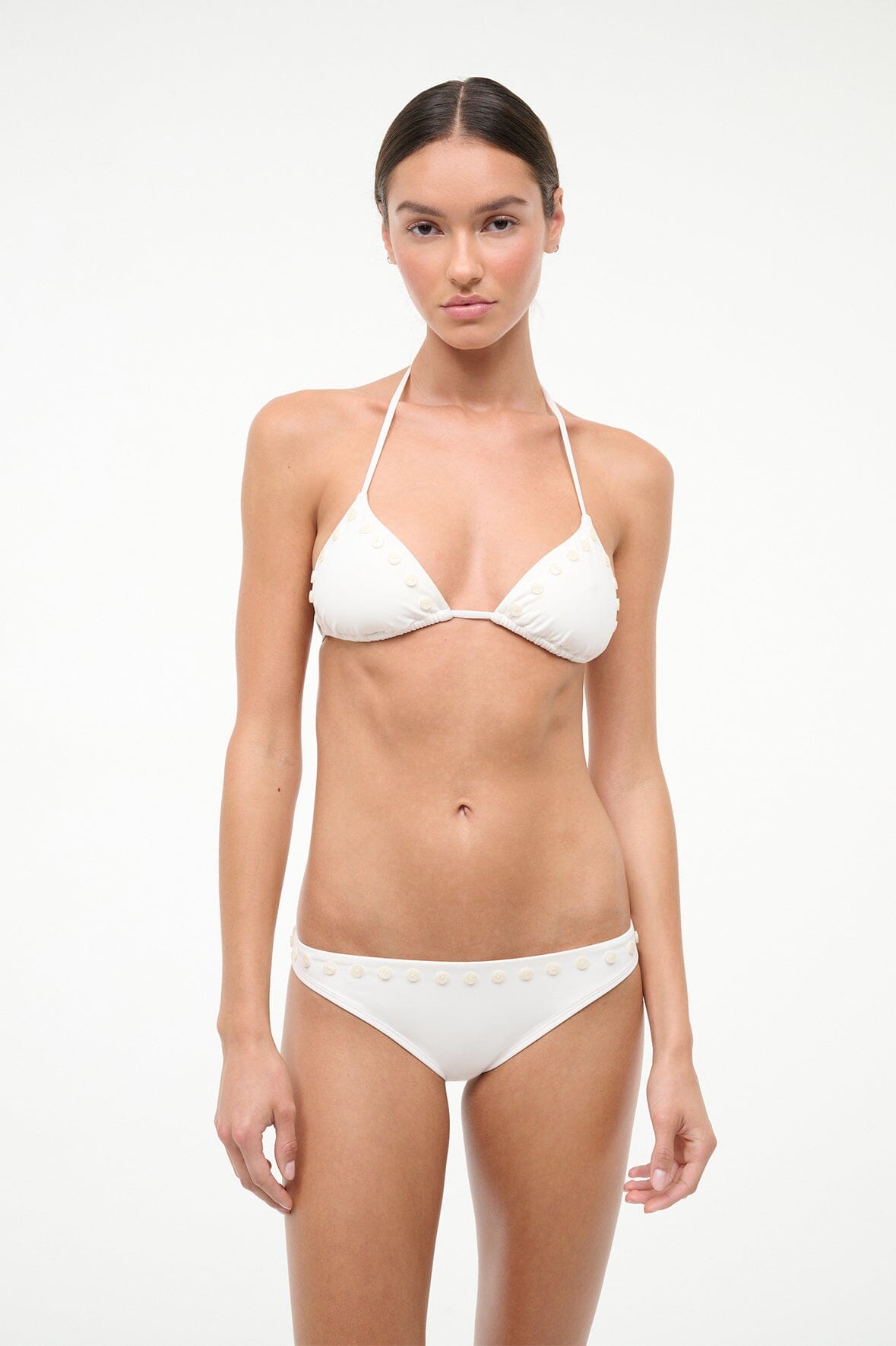 STAUD | Gemma Bikini Bottom Ivory