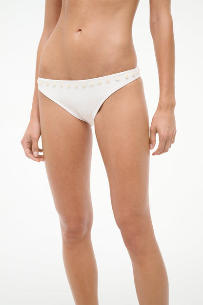 STAUD | Gemma Bikini Bottom Ivory