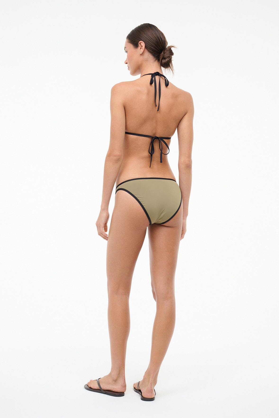 STAUD | Koko Bikini Top Thyme Black