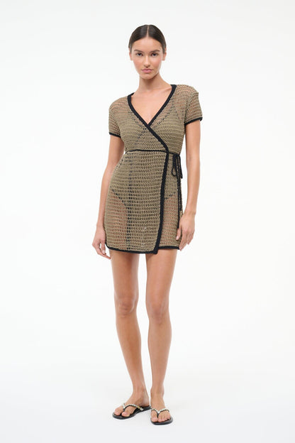 STAUD | Spritz Dress Thyme Black