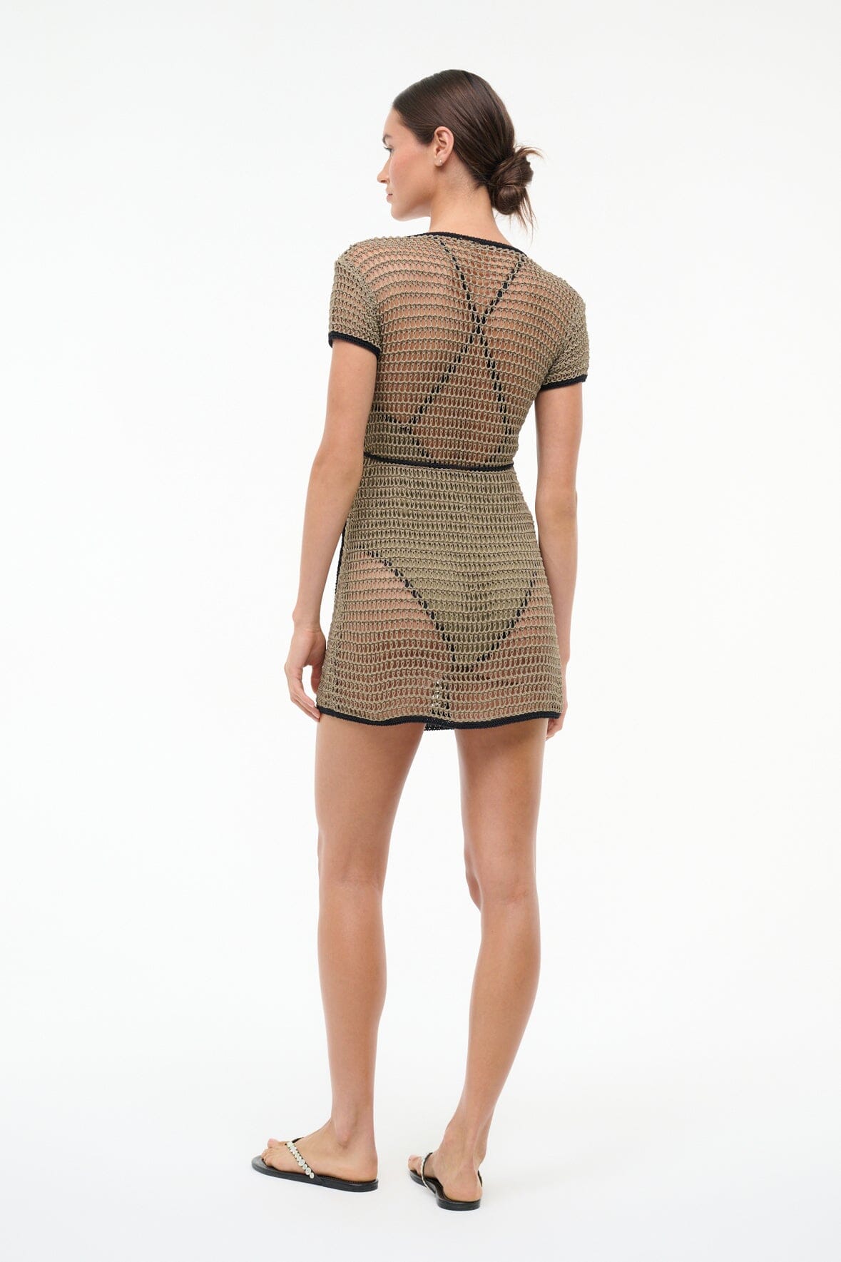STAUD | Spritz Dress Thyme Black