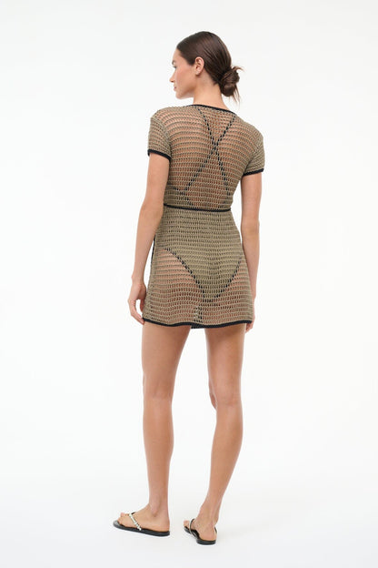 STAUD | Spritz Dress Thyme Black