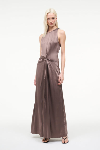 STAUD | Jaelyn Silk Dress Mink