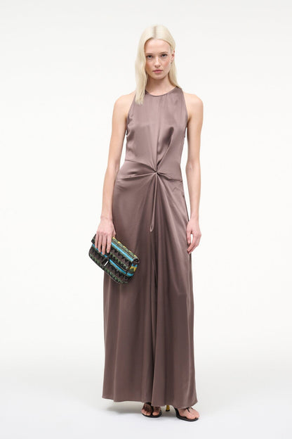 STAUD | Jaelyn Silk Dress Mink