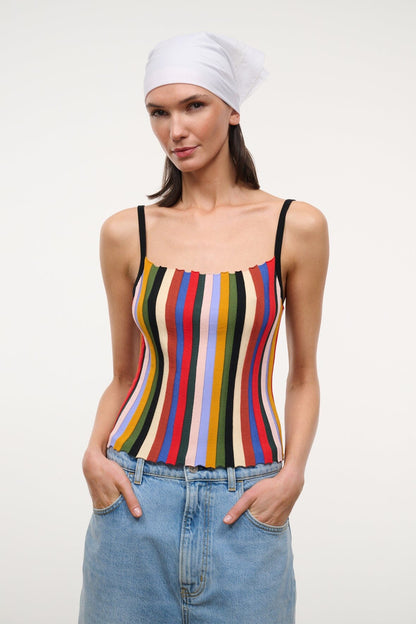 STAUD | Skye Tank Artist Stripe