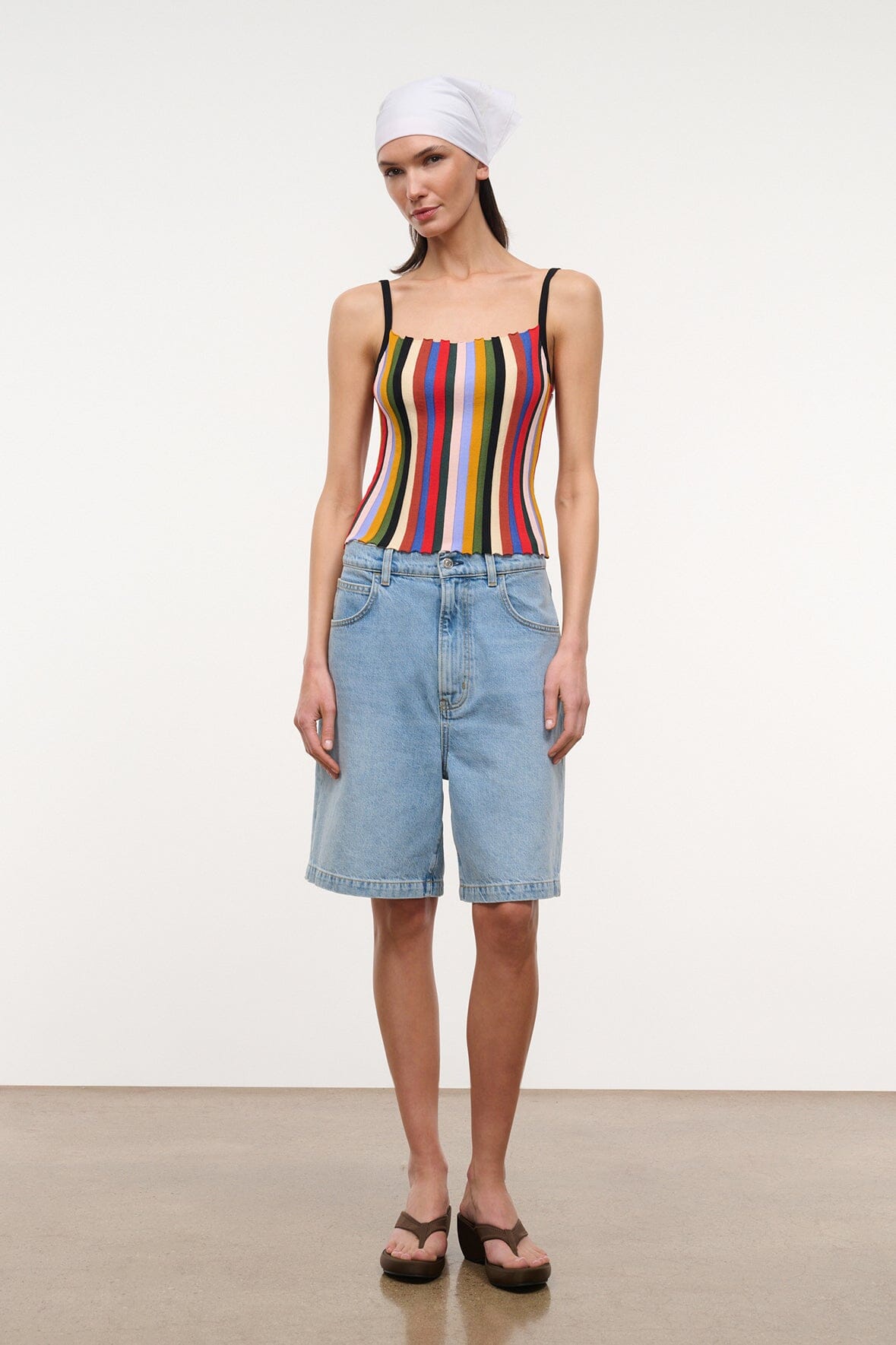 STAUD | Skye Tank Artist Stripe