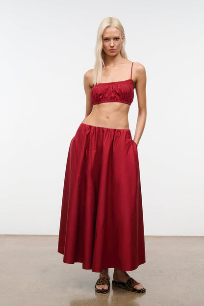 STAUD | Fiore Top Rouge