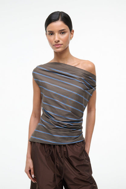 STAUD | Phare Top Huntington Stripe