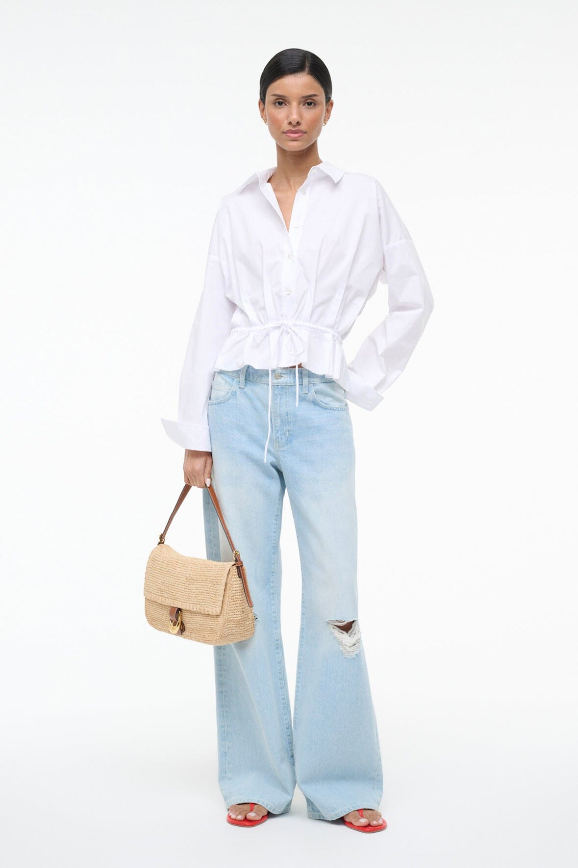 STAUD | Primrose Shirt White