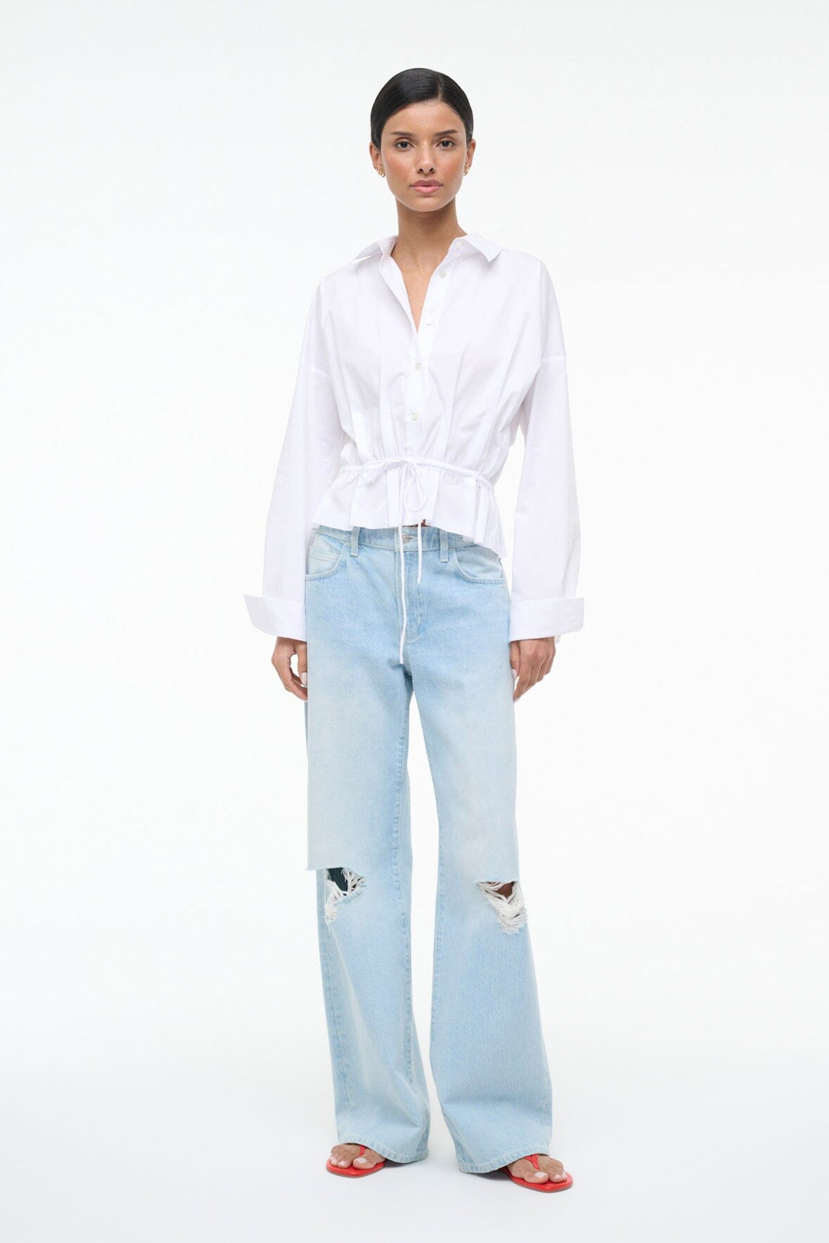 STAUD | Primrose Shirt White