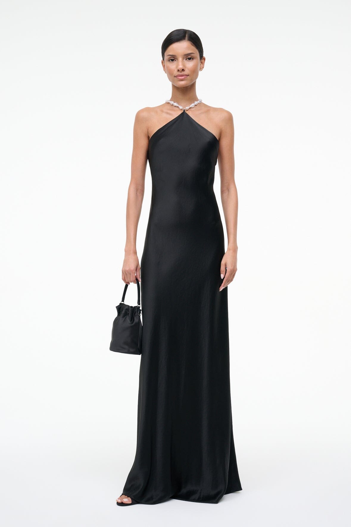 STAUD | Cadence Dress Black