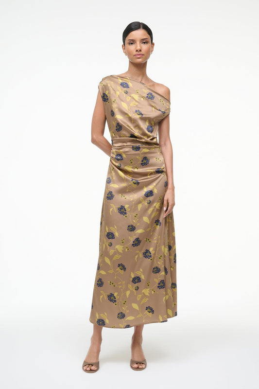 STAUD | Phare Silk Dress Vintage Floral