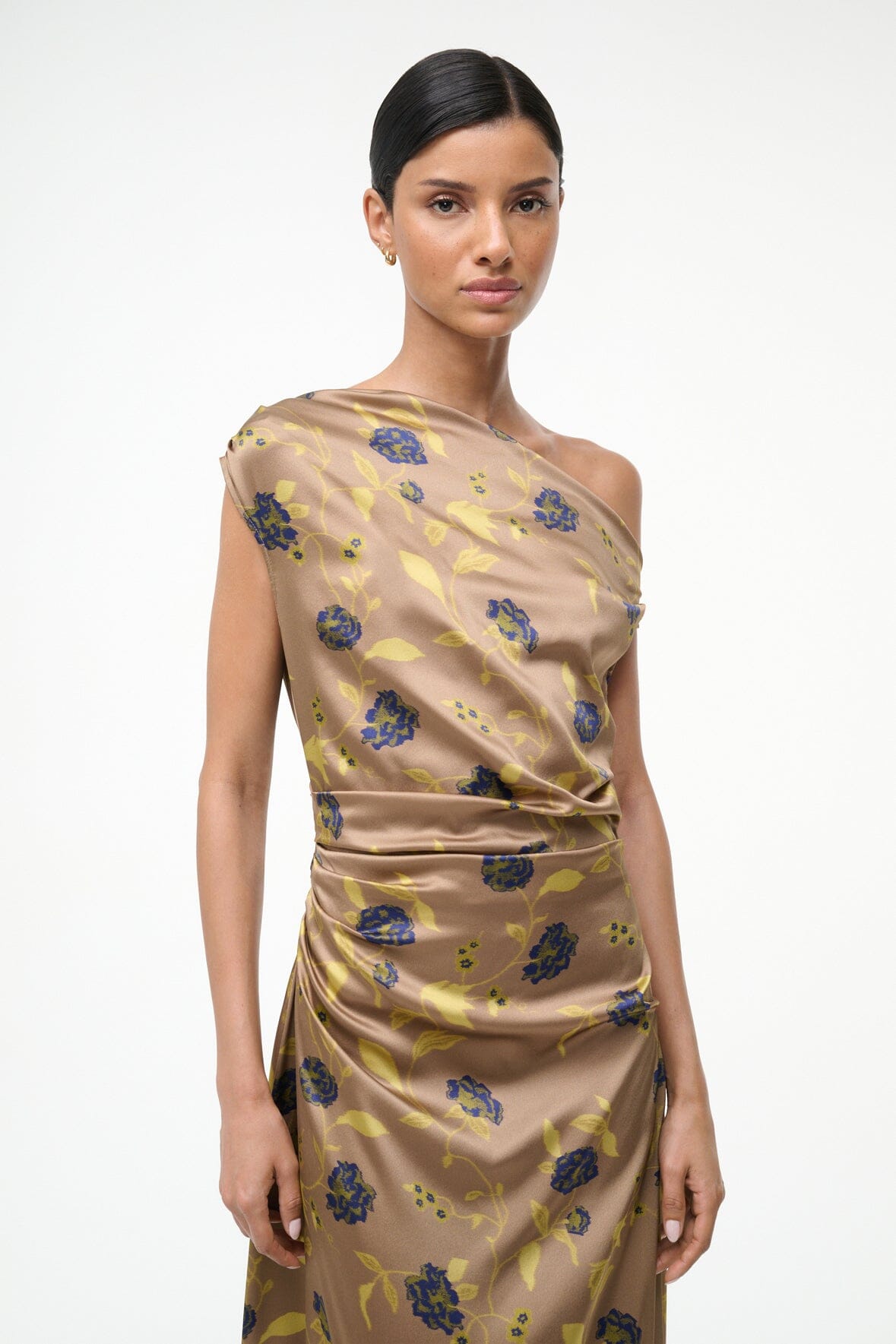 STAUD | Phare Silk Dress Vintage Floral