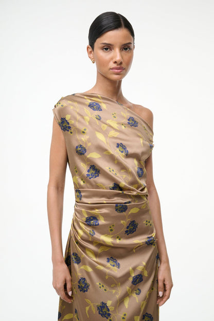 STAUD | Phare Silk Dress Vintage Floral