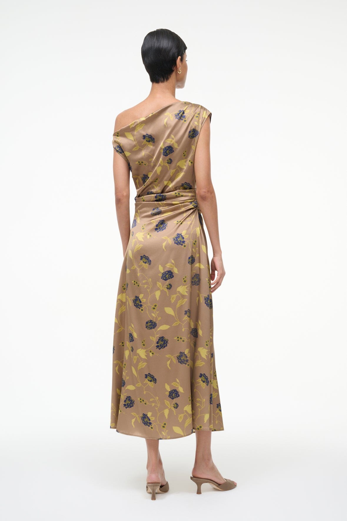 STAUD | Phare Silk Dress Vintage Floral