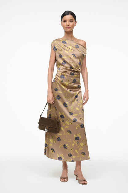 STAUD | Phare Silk Dress Vintage Floral