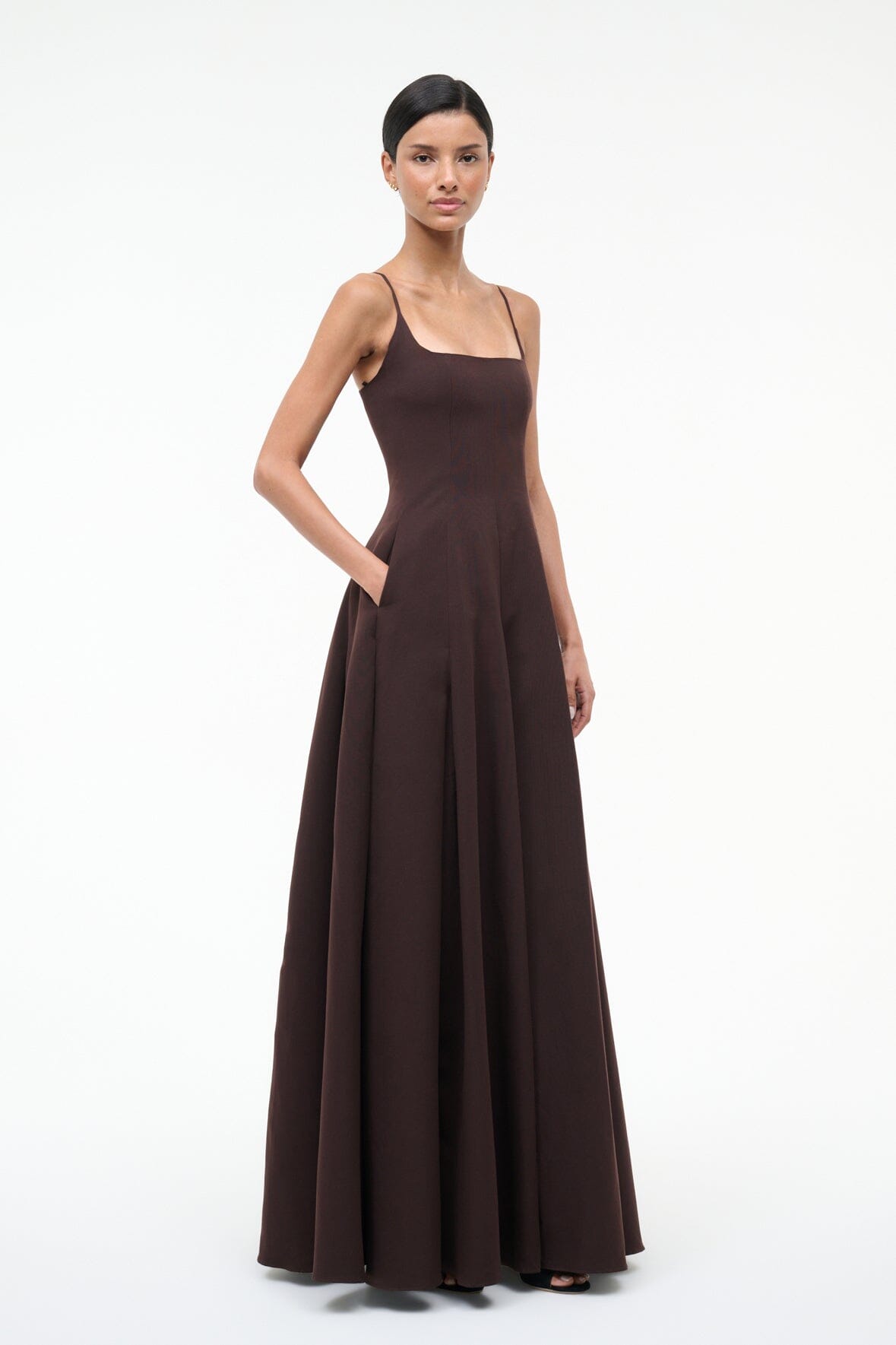 STAUD | Joy Maxi Dress Earth