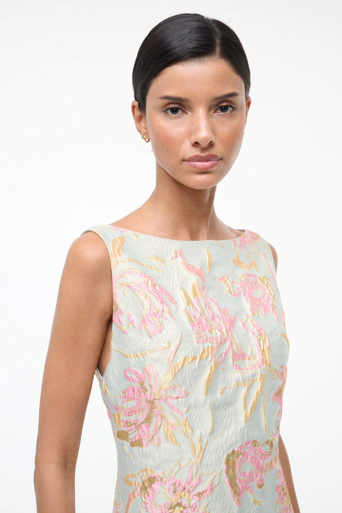 STAUD | Mimi Dress Botanica Aloe