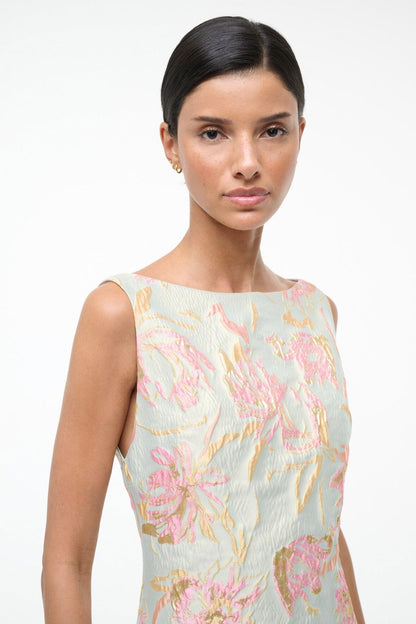 STAUD | Mimi Dress Botanica Aloe