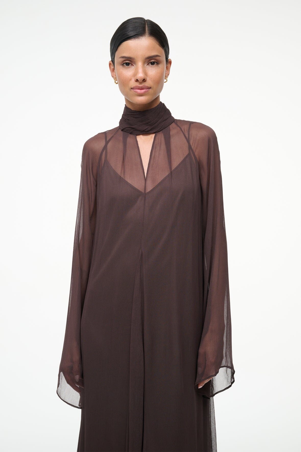 STAUD | Esther Maxi Dress Earth