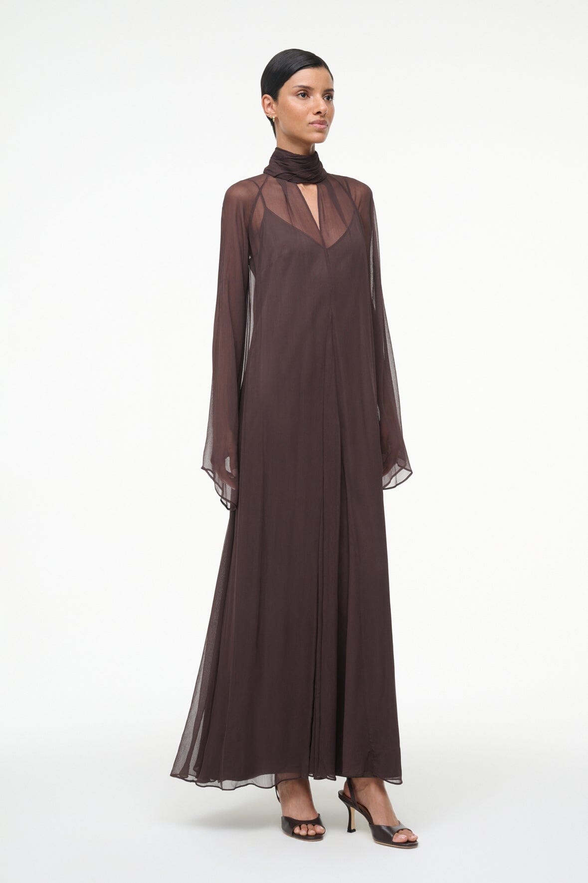 STAUD | Esther Maxi Dress Earth