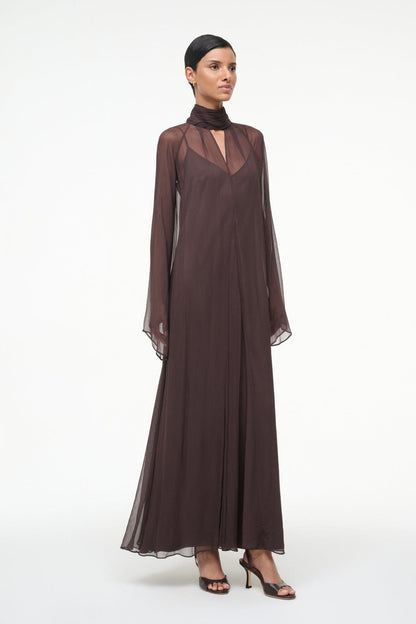 STAUD | Esther Maxi Dress Earth