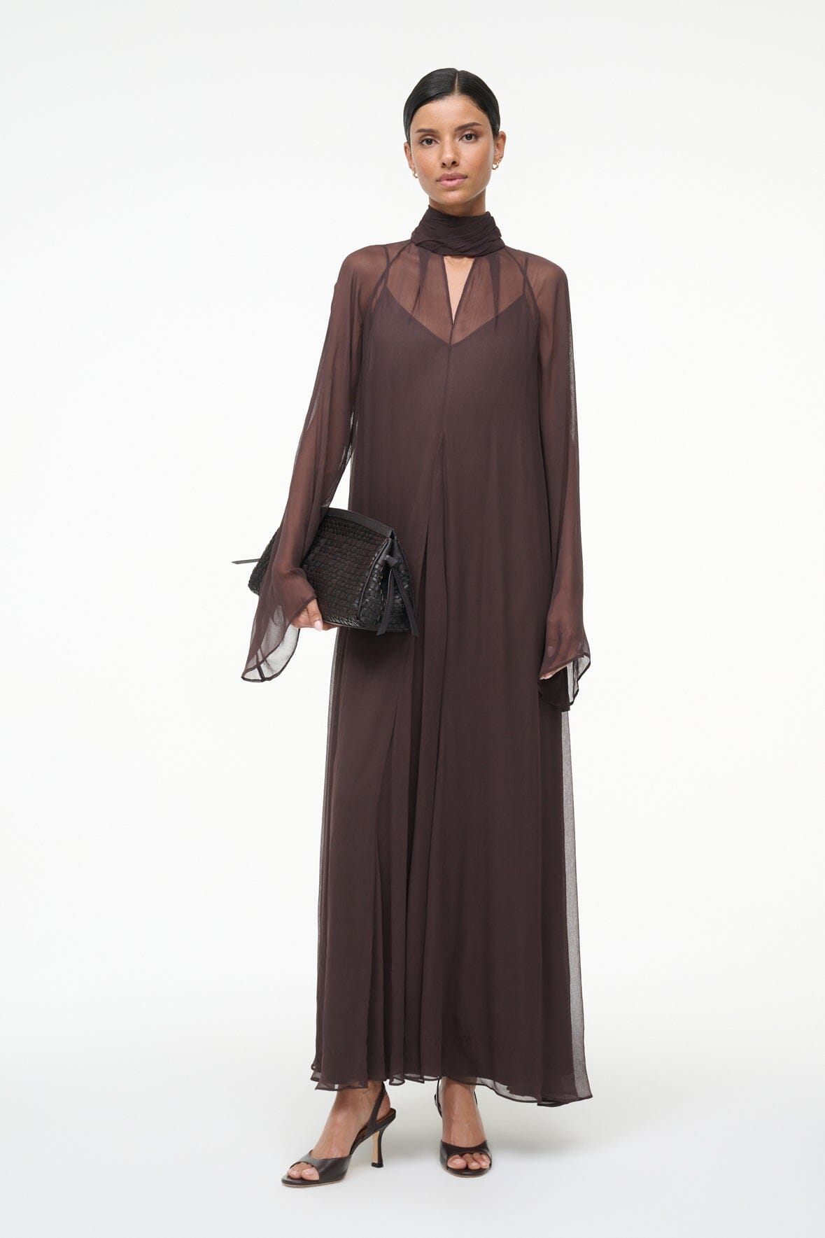STAUD | Esther Maxi Dress Earth